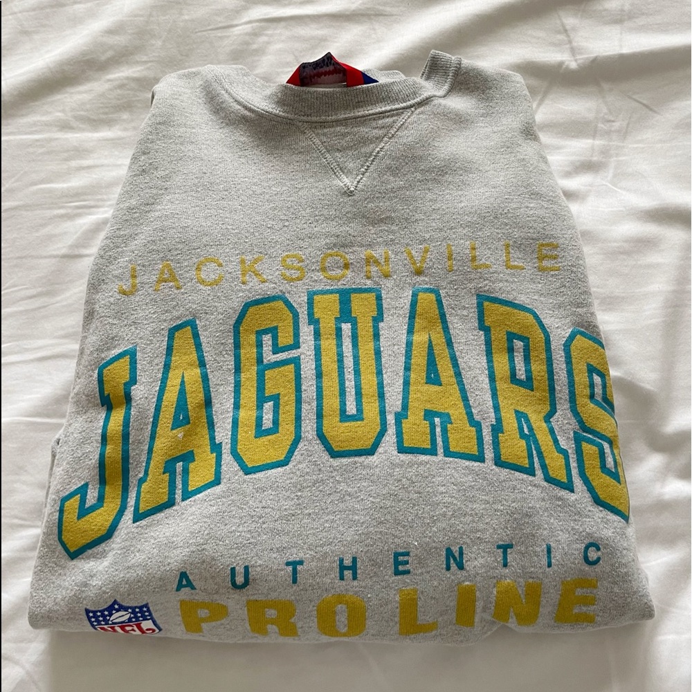 Jacksonville Jaguars Football Crewneck, Champion NFL
